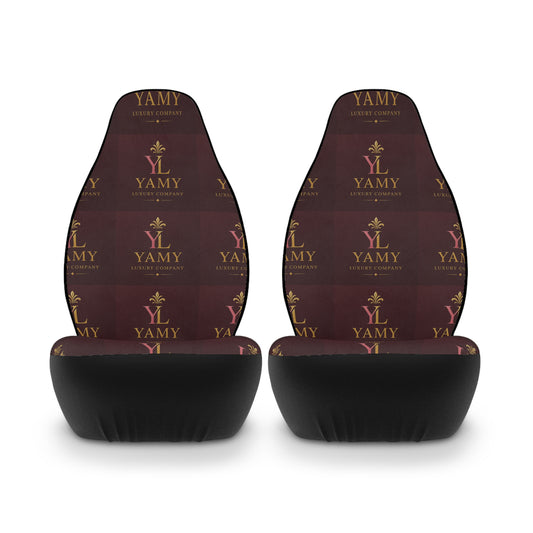 Luxury Polyester Car Seat Covers - Stylish YAMY Design for Elegant Interiors
