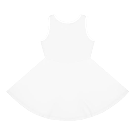Girls' Luxury Sundress with Crown Design