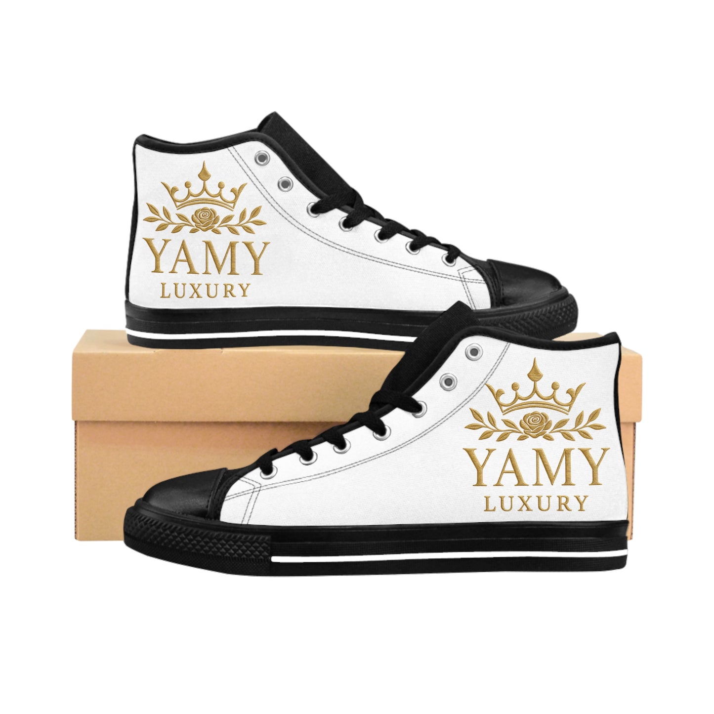 Stylish High-Top Sneakers for Men, Casual Footwear, Trendy Street Style, Gift for Fashion Lovers, Unique Luxury Design