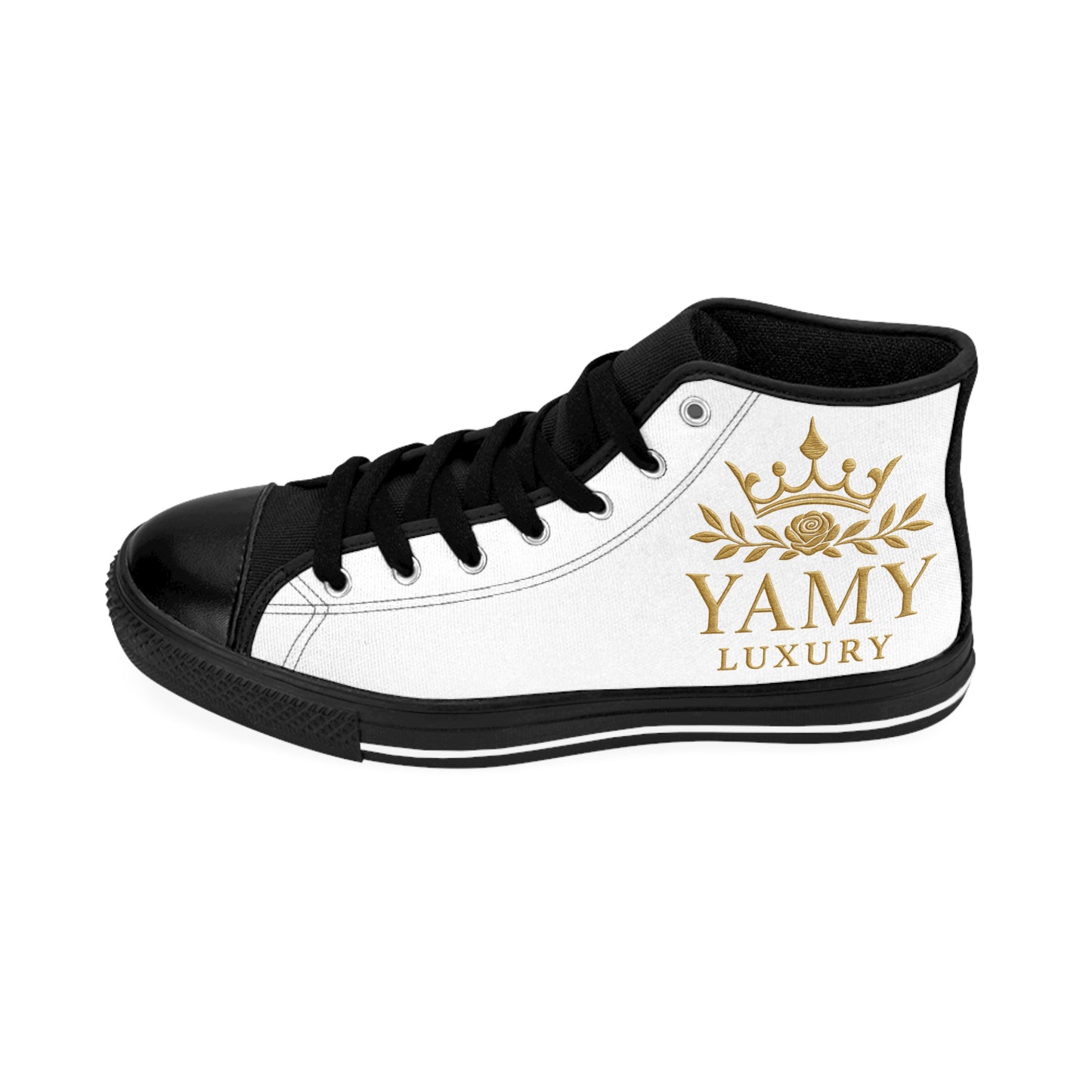 Stylish High-Top Sneakers for Men, Casual Footwear, Trendy Street Style, Gift for Fashion Lovers, Unique Luxury Design