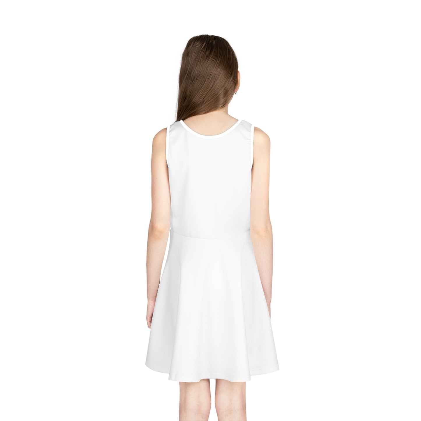 Girls' Luxury Sundress with Crown Design