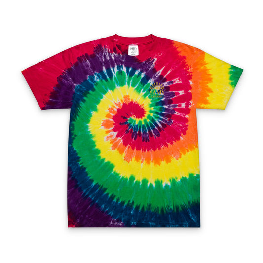 Colorful Oversized Tie-Dye T-Shirt, Fun Summer Style, Festival Apparel, Boho Vibe, Unisex Tie-Dye Tee, Easygoing Casual Wear