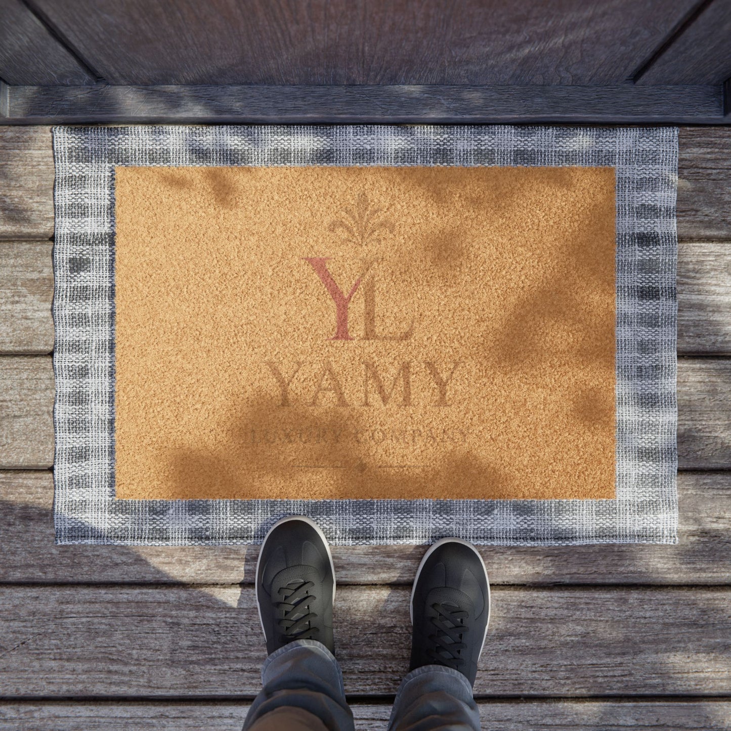 Personalized Welcome Doormat – Stylish Outdoor Entryway Rug