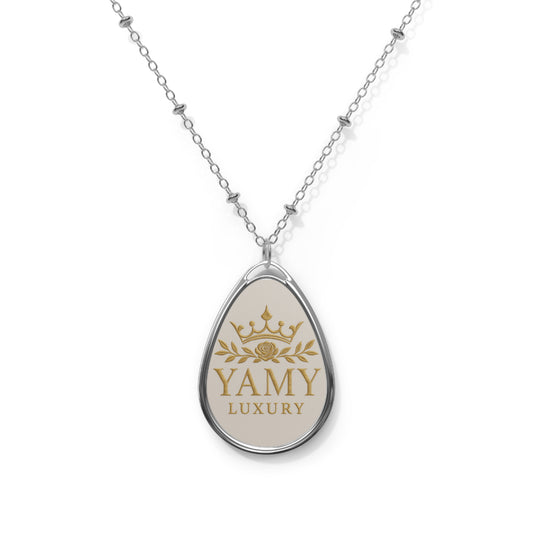 Personalized Oval Necklace - YAMY Luxury